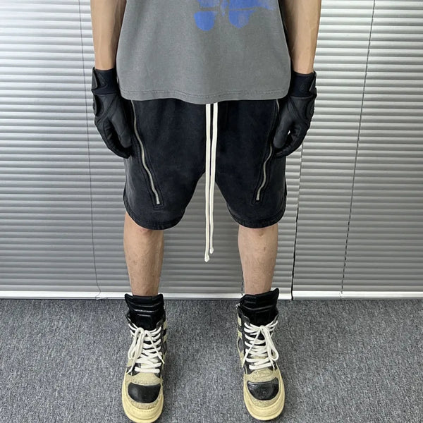 Black Cargo Pants Shorts