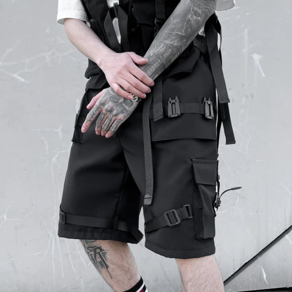 Black Cargo Shorts