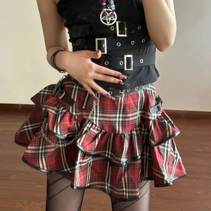 Black Cargo Skirt Outfit