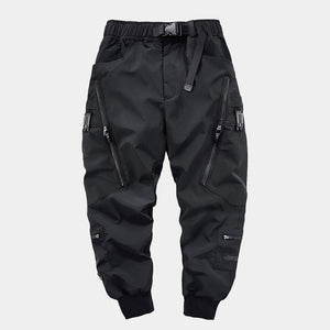 Black Cargo Techwear Pants