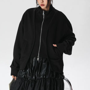 Black Casual Jacket Women's