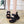 Black Chunky Heel Sandals