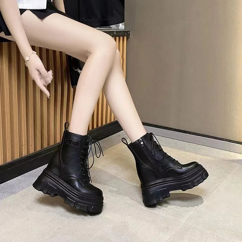 Chunky womens boots sales