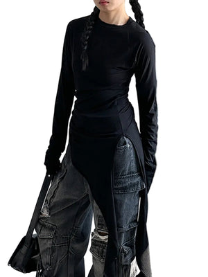 Black Colour T Shirt For Women