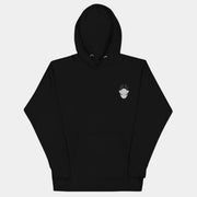 Schwarzer komfortabler Hoodie