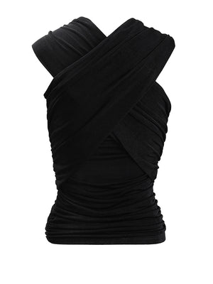 Black Cotton T Shirt Women's