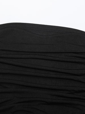 Black Cotton T Shirt Women's