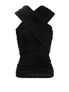 Black Cotton T Shirt Women's