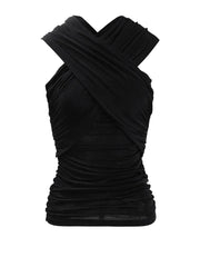 Black Cotton T Shirt Women's