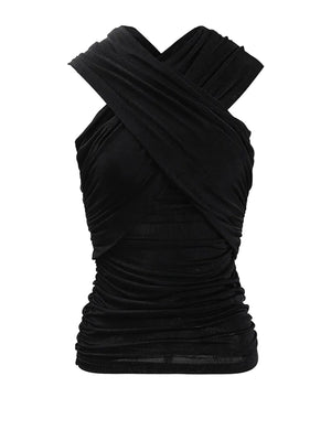 Black Cotton T Shirt Women's