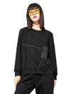 Black Crew Neck T Shirt Women's
