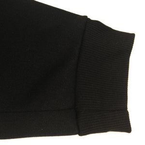 Black Cropped Hoodie