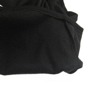 Black Cropped Hoodie