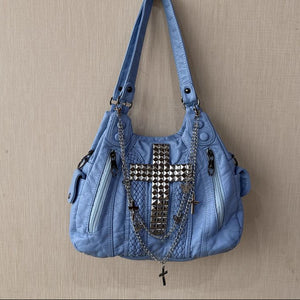 Black Cross Unique Y2k Purse