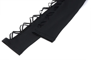 Black cut out bodysuit