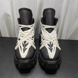 Black Cyberpunk Boots Men