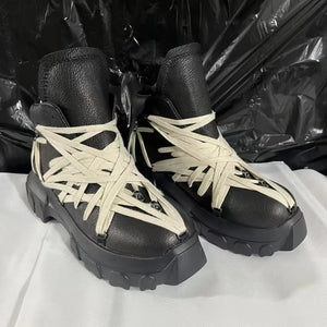 Black Cyberpunk Boots Men
