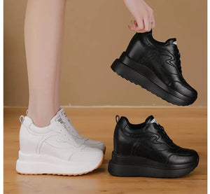 Black Cyberpunk Platform Sneakers