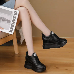 Black Cyberpunk Platform Sneakers