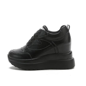 Black Cyberpunk Platform Sneakers