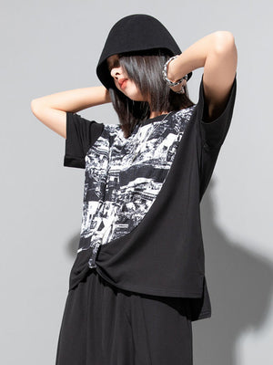 Black Designer T Shirt Women's