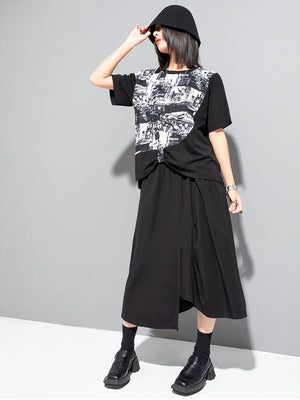 Black Designer T Shirt Women's