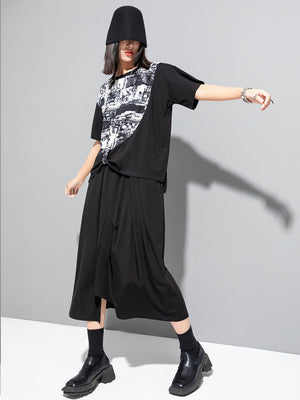 Black Designer T Shirt Women's