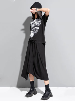 Black Designer T Shirt Women's