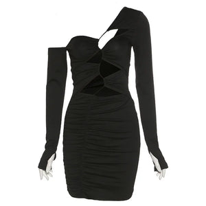 Black Dress Back Cut Out