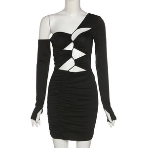 Black Dress Back Cut Out