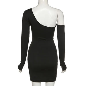 Black Dress Back Cut Out