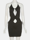dress with stomach cut out Black Dress with Stomach Cut Out