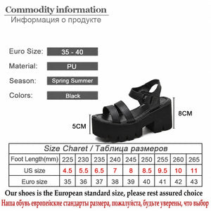 Black Female Shoes Y2K