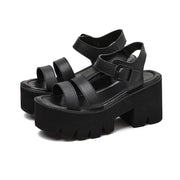 Black Female Shoes Y2K