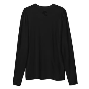 Black Fitted Long Sleeve Tees