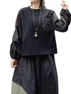 Black Full Sleeves T Shirt Women