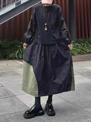 Black Full Sleeves T Shirt Women