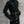 Goth Chain Harness — women's black faux-leather goth harness accessory