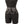 Goth Chain wide Waist Harness — women's black faux-leather goth harness accessory