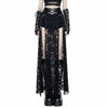 Black Goth Maxi Skirt