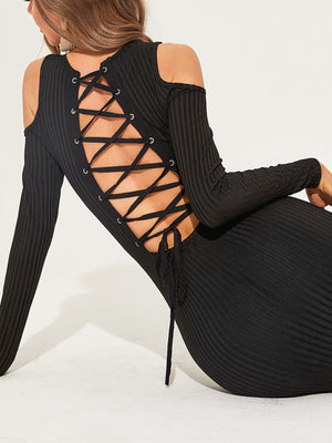 Black Goth Mini Dress