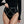 Goth PU Leather Chain Harness — women's black faux-leather goth harness accessory