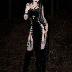 Black Gothic Dress for Women