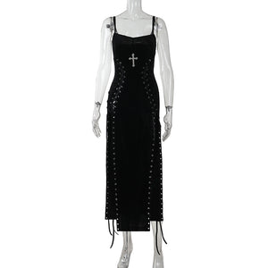 Black Gothic Dress for Women