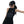 Black Gothic Turtleneck Y2K Top