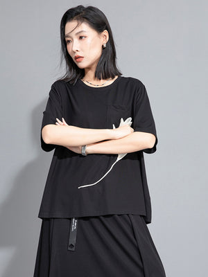 Black Graphic T Shirt Women's