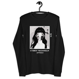 Black Graphic Tees with Long Sleeve