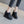 Black High Heel Platform Sneakers