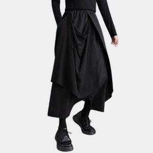 Black high Waist Skirt Pants