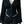 Black Hooded Fleece Jacket Women's - product view on white background